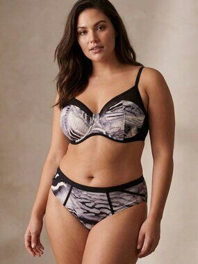 Robyn Lawley Aqua and Gold Bikini Set